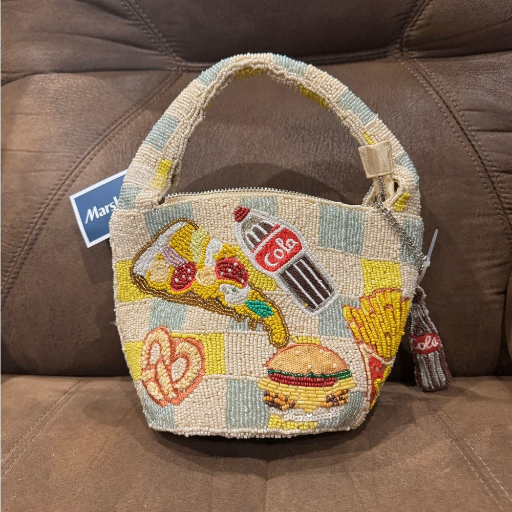 VIRAL Marshalls Beaded Fast Food Themed Handbag